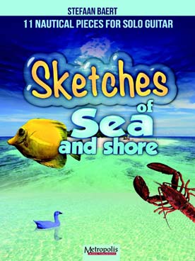 Illustration de Sketches of sea and shore