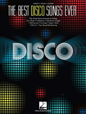 Illustration de The BEST DISCO SONGS EVER (P/V/G)