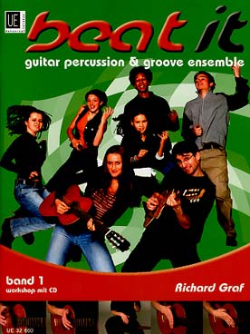 Illustration de Beat it 1 for guitar, percussion & groove ensemble
