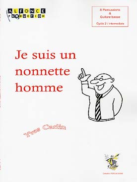 Illustration carlin je suis un nonnette homme