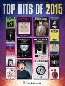 Illustration de TOP HITS OF 2015 (P/V/G)