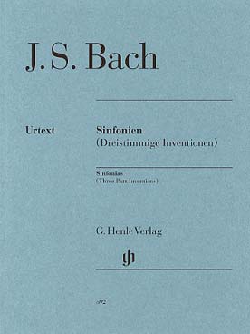 Illustration de Inventions à 3 voix BWV 787-801 - éd. Henle révisée 2015