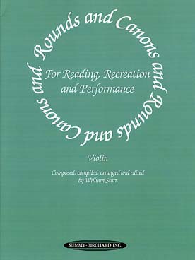 Illustration de ROUNDS AND CANONS FOR READING  recreation and performance - Violon