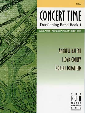 Illustration de CONCERT TIME - Developping band book 1 : hautbois