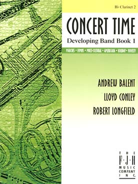 Illustration de CONCERT TIME - Developping band book 1 : clarinette 2