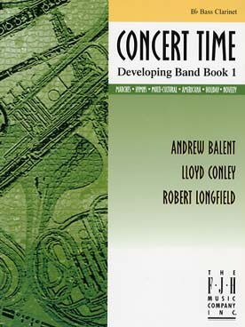 Illustration de CONCERT TIME - Developping band book 1 : clarinette basse