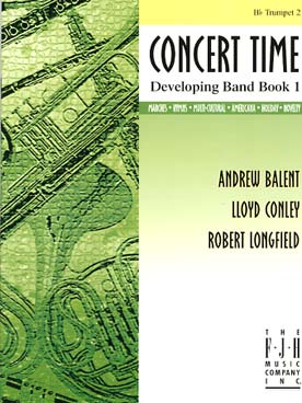Illustration de CONCERT TIME - Developping band book 1 : trompette 2