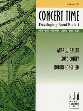 Illustration de CONCERT TIME - Developping band book 1 : baryton TC