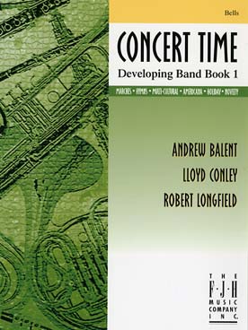Illustration de CONCERT TIME - Developping band book 1 : bells