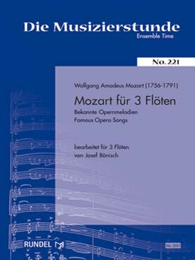 Illustration mozart fur 3 floten