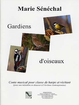 Illustration de Gardiens d'oiseaux pour harpe et récitant