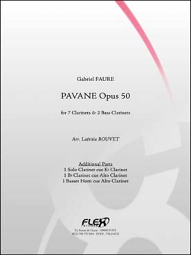 Illustration de Pavane op. 50 pour ensemble de clarinettes