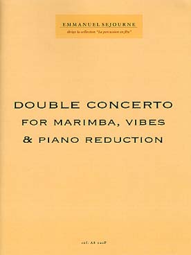 Illustration de Double concerto pour marimba, vibraphone et réduction piano