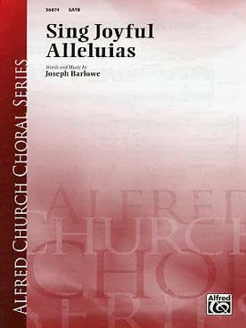 Illustration barlowe sing joyful alleluias (satb)