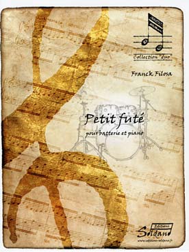 Illustration de Petit futé pour batterie (balais) et piano