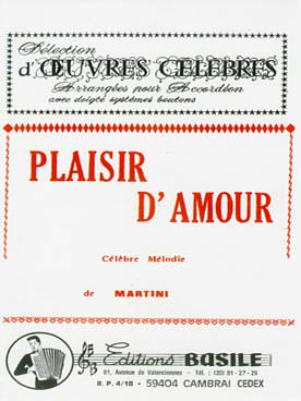 Illustration de Plaisir d'amour (arr. F. Basile)