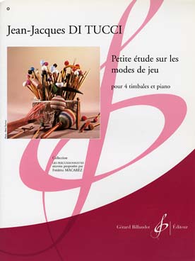 Illustration de Petite étude sur les modes de jeu, pour 4 timbales et piano