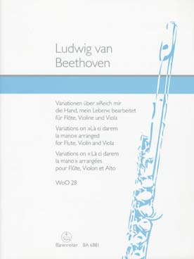 Illustration beethoven variations la ci darem la mano