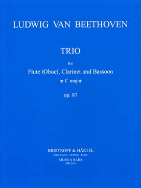 Illustration beethoven trio op. 87 en do maj