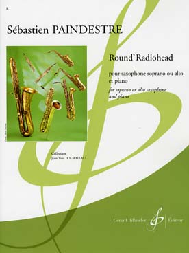 Illustration de Round' Radiohead, pop-jazz spirit pour saxophone soprano ou alto et piano