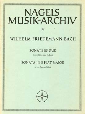 Illustration bach wf sonate en si b maj