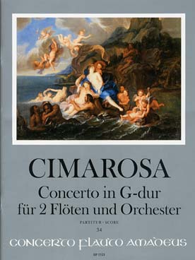 Illustration de Concerto en sol M pour 2 flûtes et orchestre