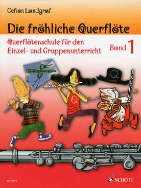 Illustration de Die fröhliche Querflöte Querflötenschule für den Einzel- und Gruppenunterricht - Vol. 1