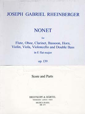 Illustration rheinberger nonet op. 139 en mi b maj