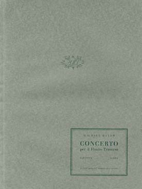 Illustration de Concerto per il Flauto pour flûte solo, 2 cors, basson, clavecin et cordes