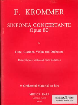 Illustration krommer sinfonia concertante op. 80