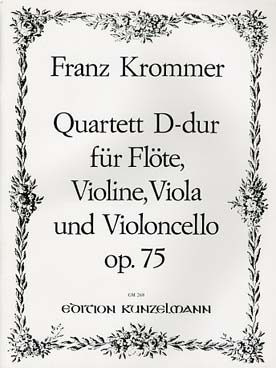 Illustration krommer quatuor op. 75 en re maj