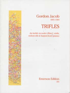 Illustration de Trifles pour flûte (ou flûte à bec), violon, violoncelle et clavecin (ou piano)