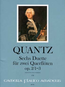 Illustration quantz duets (6) op. 2 vol. 1 : 1 a 3