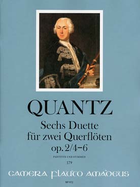 Illustration quantz duets (6) op. 2 vol. 2 : 4 a 6