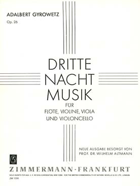 Illustration gyrowetz dritte nachtmusik op. 26