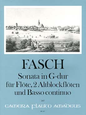 Illustration fasch sonate en sol maj