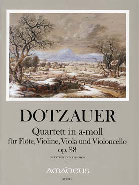 Illustration dotzauer quatuor op. 38 en la min