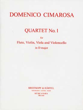 Illustration cimarosa quatuor n° 1 en re maj