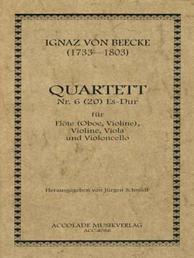 Illustration von beecke quatuor n° 6 en mi b maj