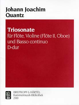 Illustration quantz triosonate en re maj