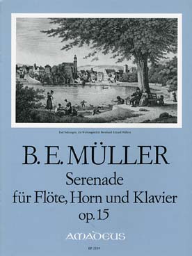 Illustration de Sérénade op. 15 pour flûte, cor et piano