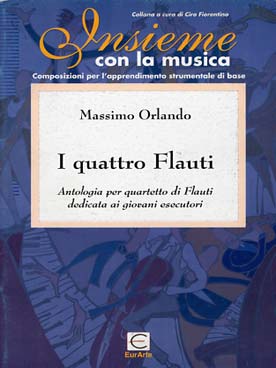 Illustration orlando i quattro flauti