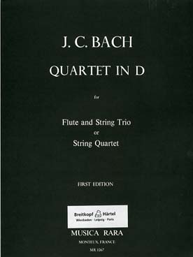 Illustration bach js quartet en re maj