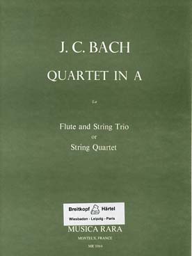 Illustration bach js quartet en la maj