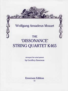 Illustration mozart quintette a vents d'apres k 465