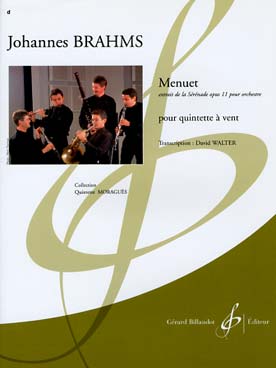 Illustration de Menuet extrait de la sérénade op. 11 pour orchestre