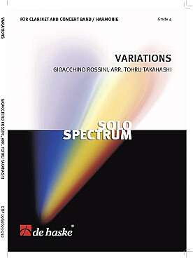 Illustration de Variations pour clarinette et harmonie
