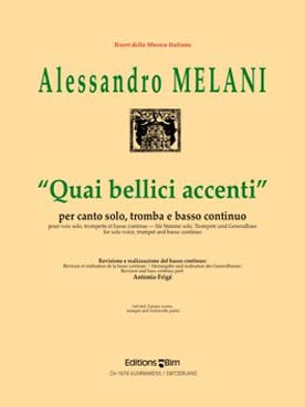 Illustration de Quai bellici accenti pour soprano, trompette et basse continue