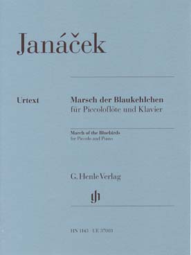 Illustration janacek marsch der blaukehlchen