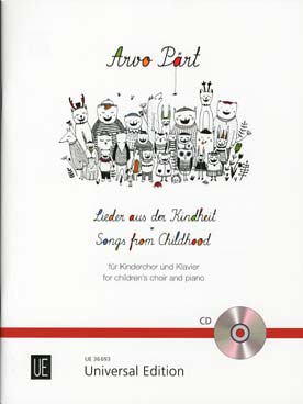 Illustration de Songs from Childhood pour chœur d'enfants et piano, avec CD play-along